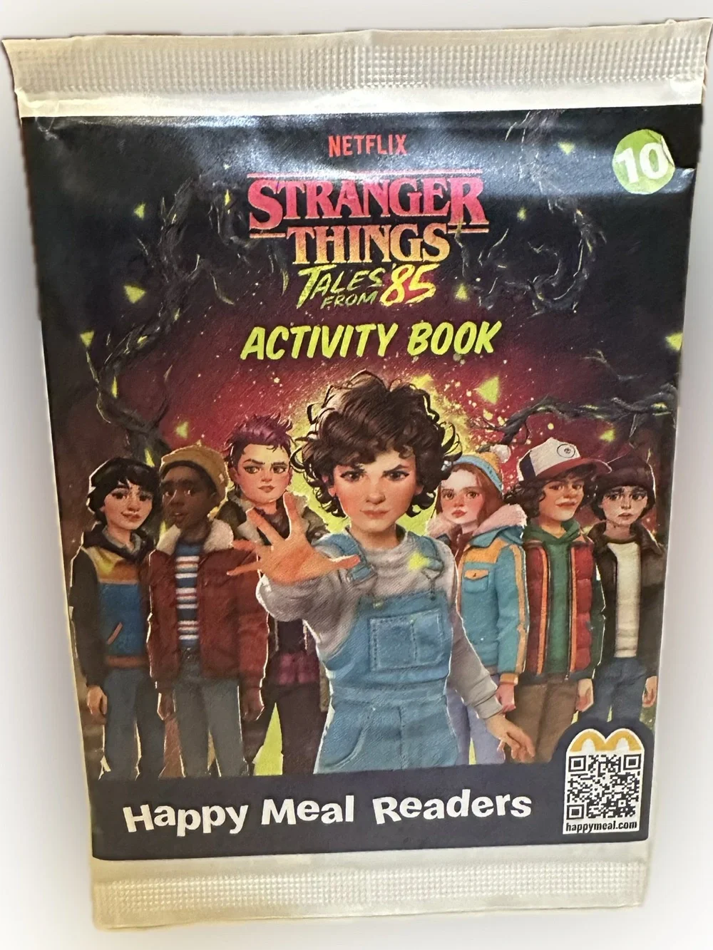 2026 MCDONALDS STRANGER THINGS TALES ACTIVITY BOOK READER #10 HAPPY MEAL NETFLIX